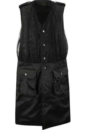 Comme des Garçons Jassen, Dames, Zwart, S, Nylon, Stijlvol Dames Gilet