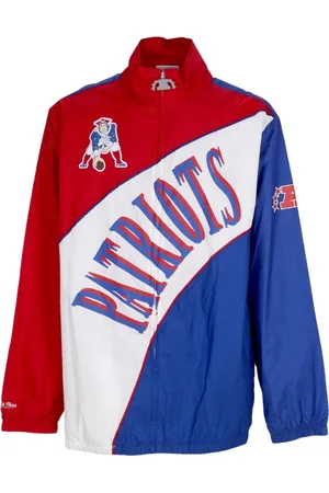 Mitchell & Ness Jassen, Heren, Veelkleurig, M, Polyester, NFL Retro Windbreaker Patriots Celebration