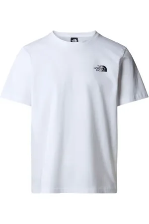 The North Face Tops, Heren, Wit, XL, Katoen, T-Shirts