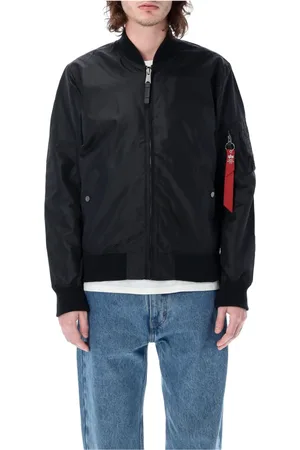 Alpha Industries Jassen, Heren, Zwart, M, Nylon, Outdoor