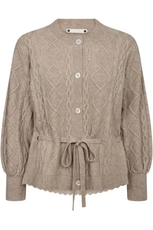 Co`Couture Truien, Dames, , XS, Gebreid Vest met Riem