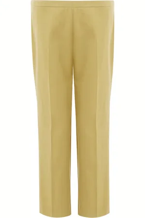 LARDINI Broeken, Dames, Geel, S, Katoen, Cotton Chino Broek