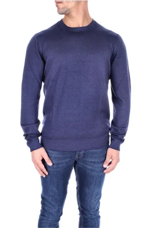 FAY Sweatshirts & Hoodies, Heren, Blauw, 4Xl, Wol, Sweater