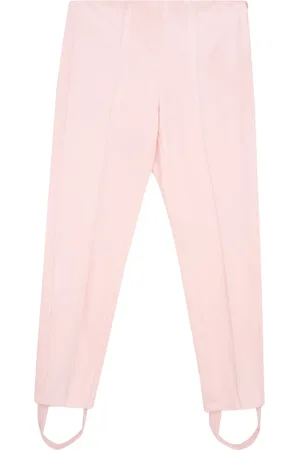 LARDINI Broeken, Dames, Roze, S, Roze Viscose Jodhpur-stijl Broek