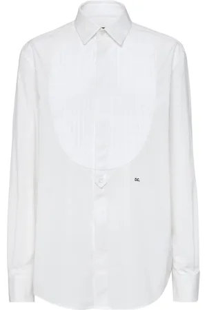 Dsquared2 Blouses & Shirts, Dames, Wit, S, Katoen, Formal Tuxedo Shirt