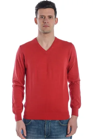 D.A. Daniele Alessandrini Truien, Heren, Rood, XL, Katoen, Sweatshirts