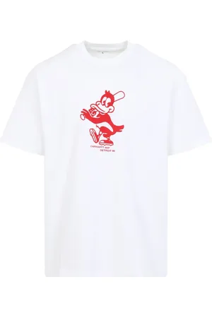 Carhartt Tops, Heren, Wit, S, Home Run T-shirt