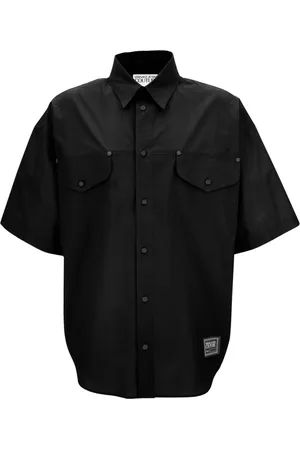VERSACE Overhemden, Heren, Zwart, S, Overhemden Zwart