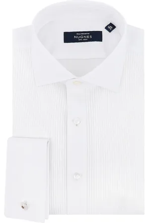LARDINI Overhemden, Heren, Wit, 4Xl, Katoen, Wit Katoenen Overhemd Franse Kraag