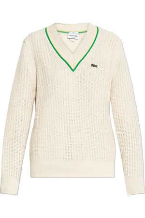 Lacoste Truien, Dames, , XS, Katoen, V-hals trui