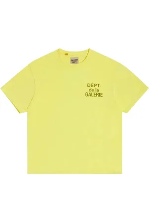 GALLERY DEPT. Tops, Heren, Geel, XL, Katoen, French Tee