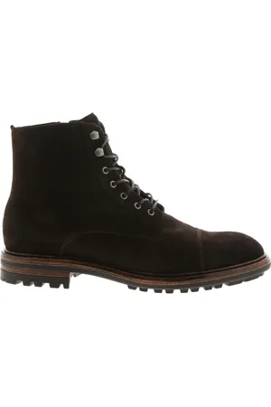 Blackstone Schoenen, Heren, Bruin, 44 EU, Suède, Hoge Suède Laarzen