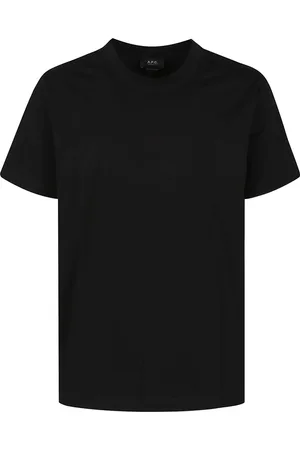 A.P.C. Tops, Heren, Zwart, S, Katoen, Katoenen T-shirt
