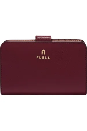 Furla Accessoires, Dames, Rood, ONE Size, Leer, Camelia Compact Wallet M
