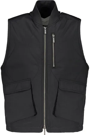Les Deux Jassen, Heren, Zwart, S, Nylon, Gewatteerd Nylon Vest met Zakken
