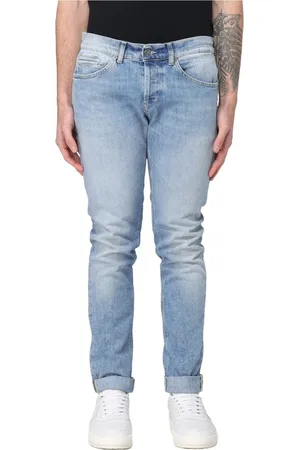 Dondup Jeans, Heren, Blauw, W34, Denim, Skinny denim stretch jeans