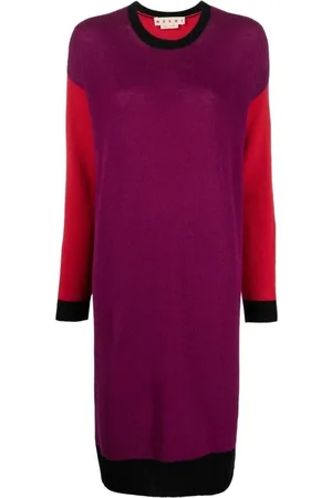 Marni Kleedjes, Dames, Paars, M, Day Dress