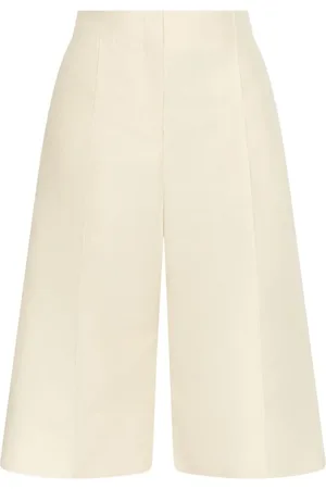 Marni Korte broeken, Dames, , M, Katoen, Logo Bermuda Shorts