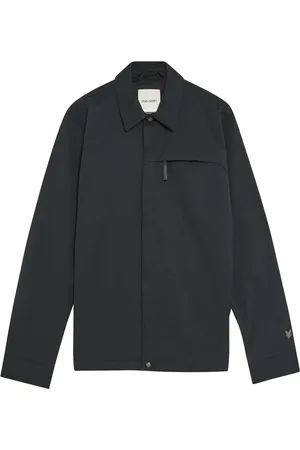 Lyle & Scott Jassen, Heren, Zwart, M, Tech Twill Overshirt