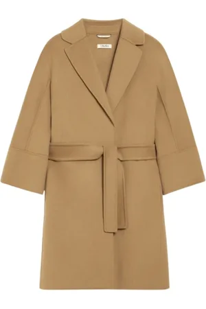 Max Mara Mantels, Dames, , L, Wol, Korte Jas van Wolmix