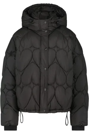 Fabienne Chapot Jassen, Dames, Zwart, L, Prisca Korte Puffer