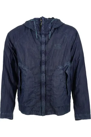 C.P. Company Jassen, Heren, Blauw, XL, Blauwe buitenkleding jas
