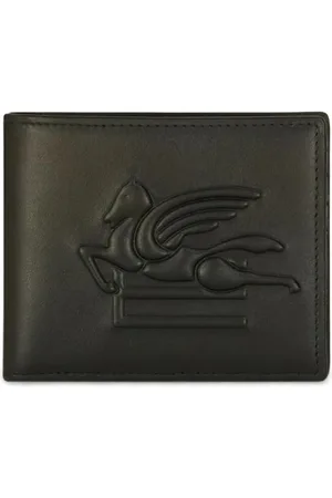 Etro Accessoires, Heren, Zwart, ONE Size, Pegaso Portemonnee