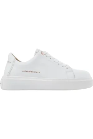 Alexander Smith Schoenen, Dames, Wit, 36 EU, Katoen, Witte Sneakers Alazldw 8012.Twt