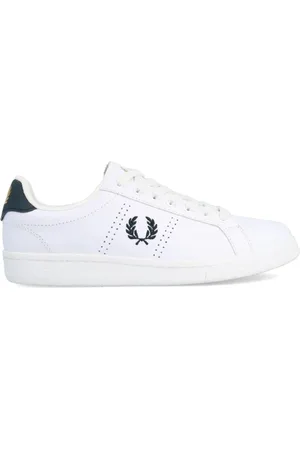 Fred Perry Schoenen, Heren, Wit, 42 EU, Leer, Klassieke witte sneakers
