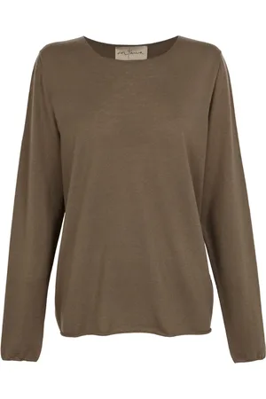 Cortana Truien, Dames, Grijs, XL, Wol, Unisex Trui met Ronde Hals