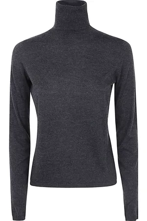 Max Mara Truien, Dames, Grijs, S, Wol, Cozy Knit Sweater