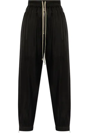 Rick Owens Broeken, Dames, Zwart, XS, Track Pants
