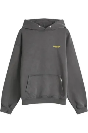 Represent Sweatshirts & Hoodies, Heren, Grijs, XL, Katoen, Katoenen hoodies voor mannen en vrouwen