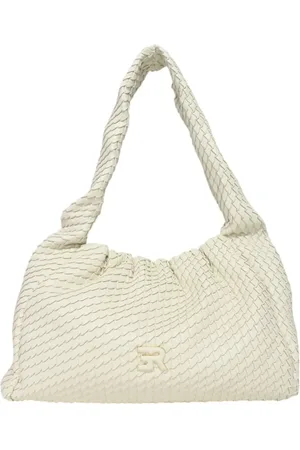 ERMANNO SCERVINO Tassen, Dames, Wit, ONE Size, Leer, Grote Hobo Teagan Tas