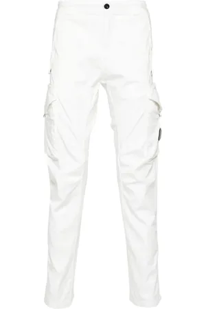 C.P. Company Broeken, Heren, Wit, M, Cargo Broek