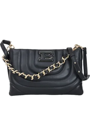 ERMANNO SCERVINO Tassen, Dames, Zwart, ONE Size, Leer, Rives Pouch Bag
