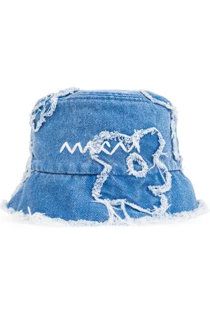 Marni Accessoires, Dames, Blauw, L, Denim, Denim Bucket Hat