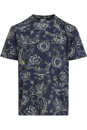 Etro Tops, Heren, Veelkleurig, M, Katoen, T-shirt