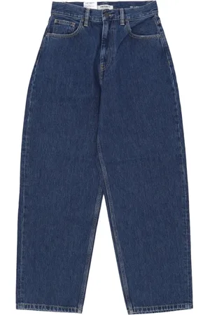 Carhartt Jeans, Dames, Blauw, L, Katoen, Heavy Cotton Wide Leg Jeans