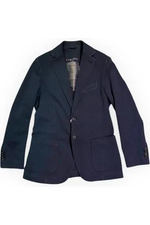 Circolo Jassen, Heren, Blauw, 3Xl, Katoen, Oxford Jas