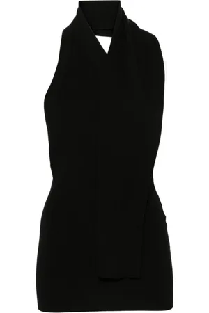 Fendi Tops, Dames, Zwart, S, Haltertop