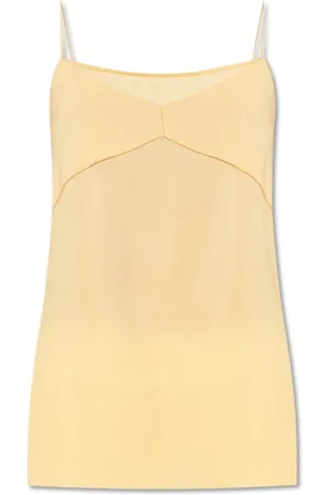 Fabiana Filippi Tops, Dames, Geel, S, Lichtgele Tanktop