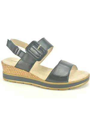 Caprice Schoenen, Dames, Zwart, 39 EU, Zwarte Sandaal 2B DZ
