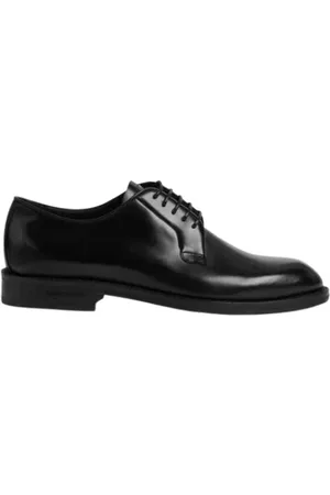 Dsquared2 Schoenen, Heren, Zwart, 44 1/2 EU, Leer, Leren Derby Geklede Schoenen