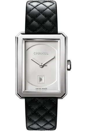 CHANEL Accessoires, Dames, Zwart, ONE Size, Boy Friend Horloge