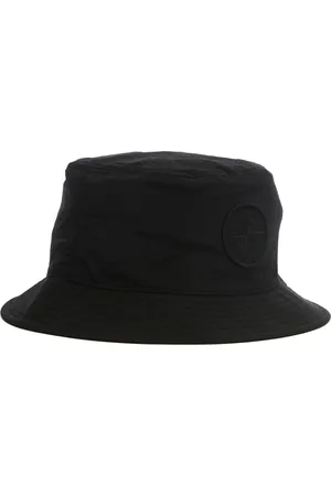Stone Island Accessoires, Heren, Zwart, L, Zwarte Hoed voor Mannen Stijlvol