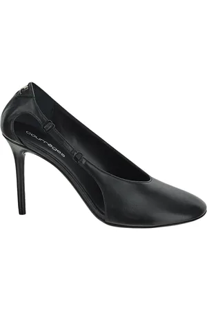 Courrèges Schoenen, Dames, Zwart, 36 EU, Leer, Oblique Stiletto Pump