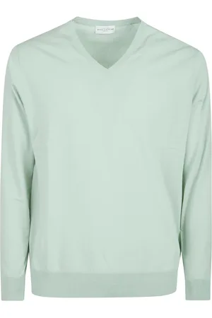 BALLANTYNE Truien, Heren, Groen, 2Xl, Klassieke Gebreide Trui