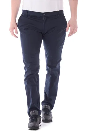 D.A. Daniele Alessandrini Broeken, Heren, Blauw, L, Katoen, Jeans