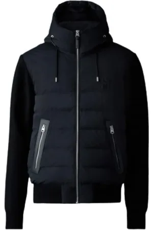 Mackage Jassen, Heren, Zwart, S, Mixed-media Light Down Jacket